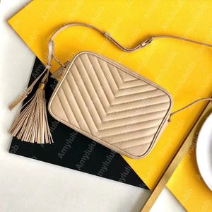 Tasarımcı Çanta Lou Kamera Çanta Kadın Omuz Çantaları Lüks Beyaz Çanta Lady Sac De Luxe Canse Akşam Çantası Bolsos Messenger Kadın Sacoche Lüks Çantalar Bolsos Saddle