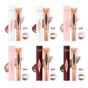 Lakerain Highlighter Contour Stick Pleat Blush Blush Highlight Concealer красота мультифунтакционная палка Легко носить долговечный светлый макияж