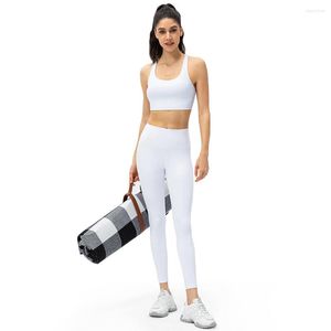 Conjuntos ativos Lukitas Yoga Suit Women Bra Pant 2Pieces Set respirável Conjunto de ginástica Femme Workout Quick Dry Nylon Sport Plus Size
