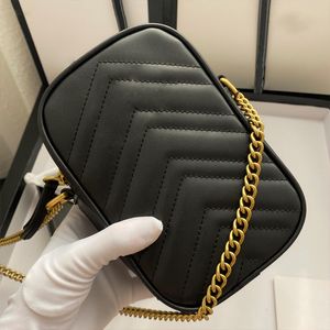 598597 Tasarımcı Çantalar Kadın Moda Zinciri Çantası FiveColor Deri Crossbody Bag Ladies Basit ve Elverişli Cep Telefon Çantası