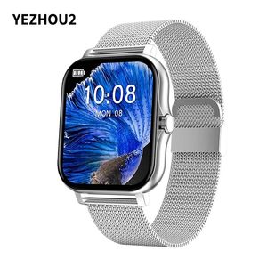 Yezhou2 Мужчины Женщины ультра i Smart Watch Call Message Push 8 Спортивный режим Фитнес-трекер Bluetooth Смарт-часы Монитор сердечного ритма сна