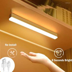 Night Lights Motion Sensor Light Wireless Led Closet Lamp For Kitchen Bedroom Detector Cabinet Staircase Backlight