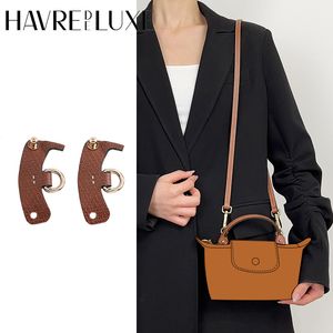 Adjustable Leather Crossbody Shoulder Bag Strap with Punch-free Rings for Bag Modification