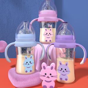 Детская бутылка мультфильм вода для детей, кормящих рожденные аксессуары для бутылок молока рука 230303