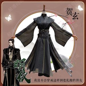 Anime kostümleri o xuan cosplay anime tian guan ci fu manga versiyonu cosplay ming yi kadın ver cennet yetkilisi mingyi cosplay perukları z0301