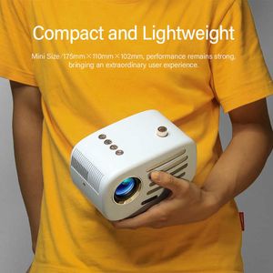 Projektörler Aun PH30C Mini Projektör Ana Sayfa Taşınabilir Video Projektör LED Beamer Sync Android iOS Akıllı Telefon Tiyatrosu Akıllı TV R230306