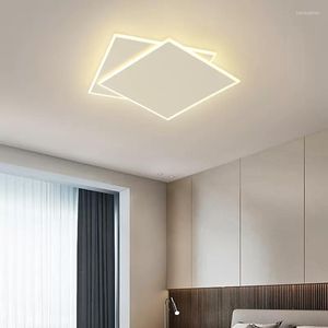 Tavan Işıkları Meydan Ultra İnce Lamba Modern LED 18W 24W 36W Oturma Odası için Kapalı Aydınlatma Yatak Odası Armatür