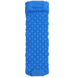 Hızlı şişirme kamp pedleri yerleşik ayak pompası TPU hava yatak paspası otomatik şişme uyku yatağı paspasları