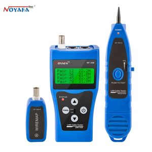 Elektrik Enstrümanları NF-308S Ağ LAN Kablo Uzunluğu Kablo Süreklilik Test Teli İzleyici RJ45 RJ11 Ethernet USB BNC Kablo Test Cihazı