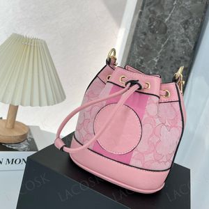 designer bag women fashionable bucket bags printed with chain drawcord design versatile for summer women