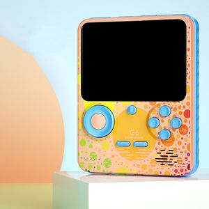 2023 Новые портативные игры G6 Portable Game 666 в 1 ретро -видео консоль портативная цветная игра Player Player Consola AV вывод с функцией зарядки мобильного телефона