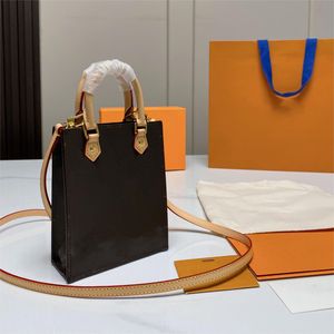 PETIT SAC PLAT El Çantası M81295 Ayrılabilir ve Ayarlanabilir Omuz Askısı Mini Tote Yeni Nota Çantaları Narin Kompakt Tek Omuzlu Crossbody Çanta