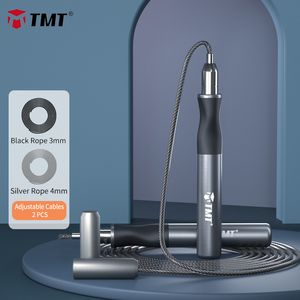 Atlama Halatları TMT Hız ipi Fitness için Ayarlanabilir Selflowing Kablolar CrossFit Çıkarılabilir Yük Bloğu Tanglefree Egzersiz 230307