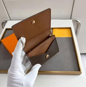 7A подличные кожаные кошельки держатели дизайнер мод Men Coin Business Credit Card Holder Key Case Case Luxury Pocket Organizer Wallet M58456 Top Sell