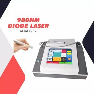 Lazer makinesi 5 nokta boyutu dokunmatik ekran 980nm diyot-lazer vasküler çıkarma kan damarı örümcek ven çıkarma makineleri