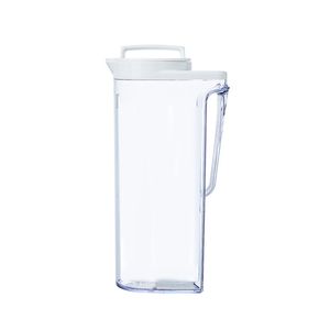 Bar Tools Double Handle Water Pitcher Sealed Cold Jug with Lid Heat Resistant Kettle 230308