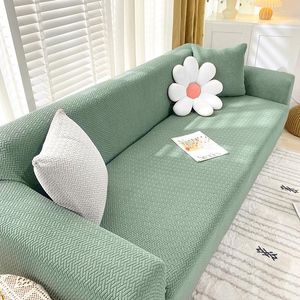 Chair Covers MIDSUM Elastic Plain Sofa Cover Stretch All-inclusive For Living Room Funda Couch 1/2/3/4-seat Slipcover