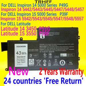 Tablet PC Batteries DODOMORN NEW TRHFF Battery For DELL Inspiron 14 5445/5447/5448/5457 15 5545/5547/5548/5557 Latitude 14-3450