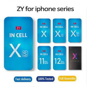 İPhone 13 için Panel ZY 13 12 11 11 PRO PRO Max X XS LCD Ekran Incell Dokunmatik Ekran Sayısallaştırıcı Değiştirme Montajı