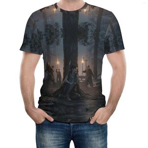 Мужские рубашки The Last из нас, часть II Дизайн Tshirt, винтажные путешествия USA Size