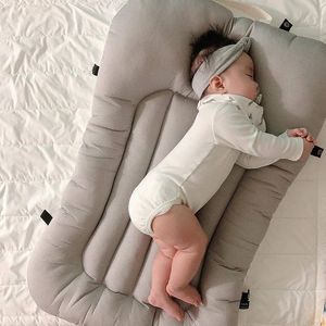 Постилочные наборы детского лаунджера гнездо спальная кровать Портативная кроватка для детской кровати для детского малыша хлопковая колыбель для рожденной басперской каплы 230309