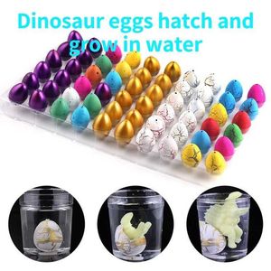 Science Discovery 10pcs set Magic Dinosaur Eggs Hatching In Water Growing Dinosaur Egg Animal Breeding Educational Toys for Children Kids Gifts Y2303