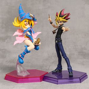 Anime manga yugioh! Düello canavarları yami yugi atem karanlık sihirbaz kız mana pvc figür anime figürin modeli oyuncak bebek hediyesi 230309