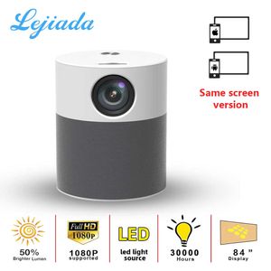Projectors M1 Mini Projector Multiscreen Connect Your Phone Full HD 1080P Portable Bluetooth LED Beamer 5000 Home Theater R230306