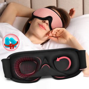 Sleep Masks 3D Blocking Light ing Eye Travel Rest Relax Blindfold ing Aid Patches Shade Cover 230309