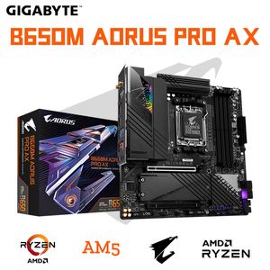GIGABYTE GA B650M AORUS PRO AX New Micro-ATX AMD B650 DDR5 6600(OC) MHz M.2 USB3.2 128G Wi-Fi 6E Socket AM5 Motherboard