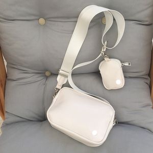 LL Outdoor Bags PU Two Piece Съемная сумка Wasitbag Спортивная сумка через плечо Многофункциональная сумка Кошелек для мобильного телефона 2 цвета