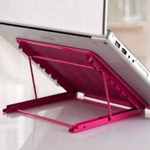 Ayarlanabilir Dizüstü Bilgisayar Stand Katlama Soğutma Mesh Braket Masaüstü Ofis Tablet Ped Okuma Standı Isı Azaltma Tutucu Montaj Desteği