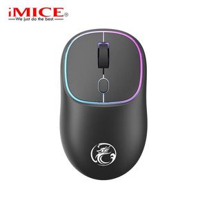 Çift Mod Gamer Fare Tip C Kablosuz Fare Şarj Edilebilir Ofis Mouse USB Sessiz Uyumlanabilir 4 Anahtar Oyun Fareleri