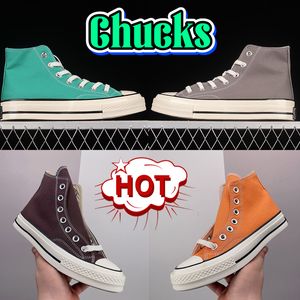 Sapatos de lona Designer Sapatilhas Mens Mulheres All Star 70 Sapatos Chucks High Top Ox Preto Branco Escuro Raiz Girassol Clássico Moda Plataforma Sapato Homens Casual Treinadores