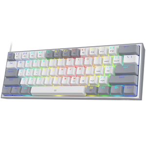 n K617 Fizz 60% проводной rgb Gaming Keyboard 61 Keys Compact Mechanical Keyboard Linear Red Switch для переносного движения