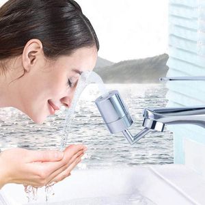 Mutfak muslukları evrensel sıçrama filtresi banyo döner havalandırıcı için musluk 720 ° uzantı aksesuar su tasarrufu nozul püskürtücü