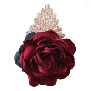Dekoratif Çiçekler 1 Parça Düğün Damat Boutonniere ve 1 Piece Gelin Nedime Lady Bilek Çiçek El Yapımı Moda Yapay Balo Korsage