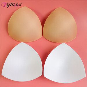 Грудная подушка Flymokoii 10 парикол женский треугольник бюстгальтер Bra Pad Sponge Swimsuit Ground Pacling Enhancers Thin Bikini Bra Foam INSERT 230313