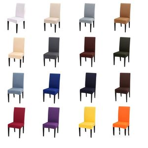 Sandalye Kapaklar Çıkarılabilir Anti-Diren Koltuk Kapağı Slipcover Spandex Mutfak Ziyafet Düğün Akşam Yemeği Restoran Evi Şezeri