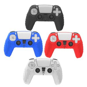 Yumuşak Silikon Jel Kauçuk Kılıf Kapağı Toz geçirmez anti-kayma önleyici kılıflar Oyun İstasyonu için Kapaklar 5 PS5 Oyun Denetleyicisi Gamepad Koruma Kılıfı