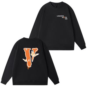 Vlone Erkek Hoodies Sweatshirts Sweatshirt Hoodies Kapak Kış Kış Gevşek Gevşek Vlone Mektubu Pamuk Hood Sweatshirt Hip Hop Unisex Hood Pullpver Sweater VL103