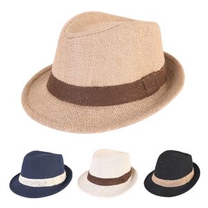 Kapaklar şapkalar bebek hasır şapka bahar yaz zarif caz şapkası sunvisor plaj şapkaları çocuklar için açık kapaklar erkekler için kızlar 1-3 yaşında 230313
