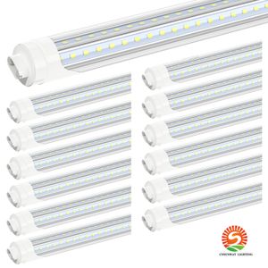 6ft LED R17D Soğutucu Kapı Led Tüp 6 Ayak Çift Sıralar SMD2835 V şeklinde LED Ampul Dondurucu Vitrin 25 Pack