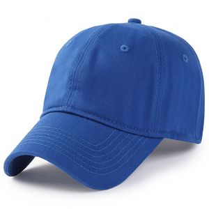 Caps Hats Parent-child Blank Baseball Cap Boy Girl Soft Cotton Plain Sport Sun Hat Men Women Big Size Cap 53-56cm 56-59cm 60-65cm 230313