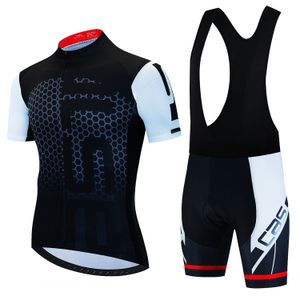 Bisiklet Jersey Setleri Pro Bisiklet Jersey Set Erkekler Bib Şort Bisiklet Kısa Kol Bisiklet Giyim Bisikleti MAIllot Ciclismo MTB 230313 için Siyah Setler