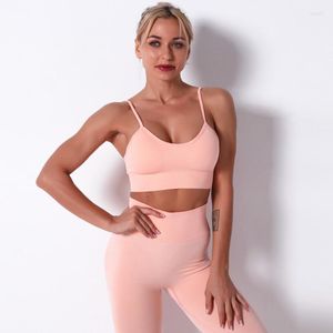 Aktif Setler Düz Renkli Yoga Pantolon Set Kadın Fitness Taytlar Salonu Egzersiz Taytlar Yüksek Bel Nefes Alabaş Spor Kadın Giyim