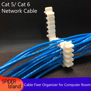 Сетевой модуль Cat 5 / Cat 6 сетевой кабель Check Check Check Wire Warne Harnement Pronting Tidy Tools для компьютерного кабельного кабеля фиксатора