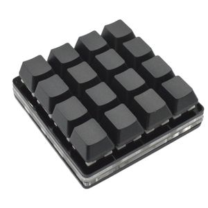 2/3/4/6/7/8/9/16 KEYS Siyah Mini Tuş Takımı Numpad Mekanik Klavye OSU Oyun Programlama Photoshop için Özel Klavye Keyfekarları