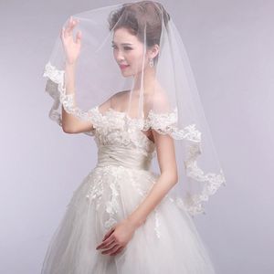 Gelin Dikileri Balık Gün 2023 Aplike Düğün Yüzü Kısa 1.5 M Tül Mariage Vestido De Beyaz Accessorie Pour Pour D30