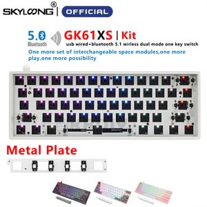 GK61 GK61X GK61XS 60% Custom DIY Mechanical Keyboard Kit Wireless Bluetooth Gaming RGB Hot Swap Mx Switch для Mac Win